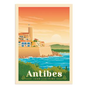 Affiche Antibes Juan-les-Pins 30x40 cm