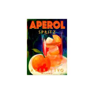 Affiche Aperol spritz" sans cadre - 30 x 40 cm"