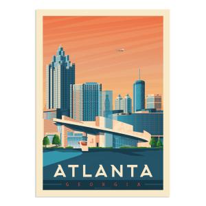 Affiche Atlanta  30x40 cm