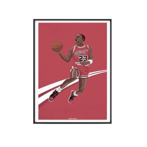 Affiche Basket - Michael His Airness 30 x 40 cm