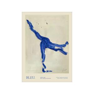 Affiche Bleu" sans cadre  - 30 x 40 cm"