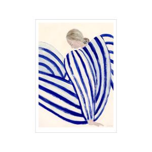 Affiche ''Blue Stripe At Concorde'' sans cadre  - 30 x 40 cm