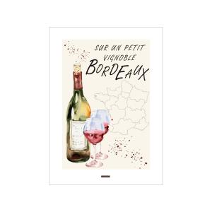 Affiche BORDEAUX NO.1" sans cadre - 70 x 100 cm"