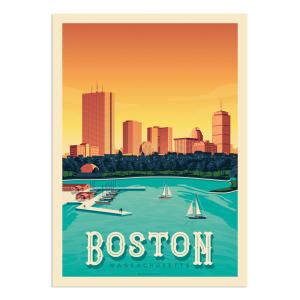 Affiche Boston  30x40 cm