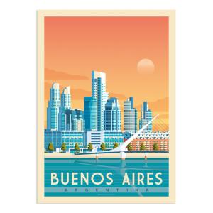 Affiche Buenos Aires  30x40 cm