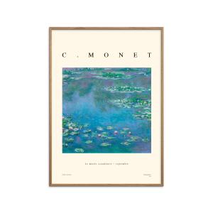 Affiche Claude Monet — Nénuphars" Cadre en Chêne - 30x40 cm…