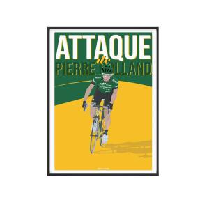 Affiche Cyclisme - Pierre Rolland 40 x 60 cm