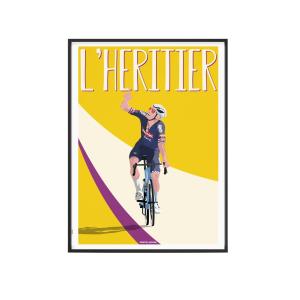Affiche Cyclisme - Van der Poel 30 x 40 cm