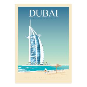 Affiche Dubaï  21x29,7 cm