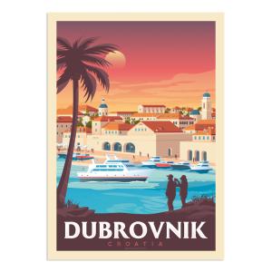 Affiche Dubrovnik  21x29,7 cm