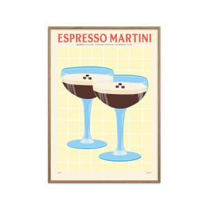 Affiche Elin PK - Espresso Martini" Cadre en Chêne - 70x100…