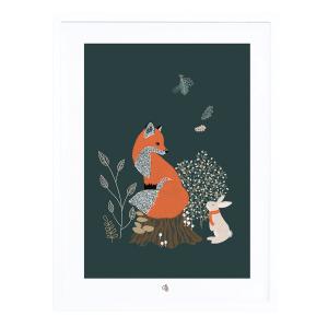 Affiche encadrée M.Fox renard (30 x 40 cm)