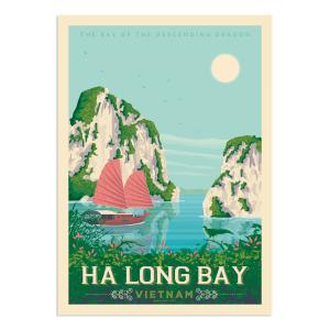 Affiche Ha Long Bay  30x40 cm