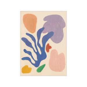 Affiche Honoring Matisse Warm" sans cadre  - 50 x 70 cm"