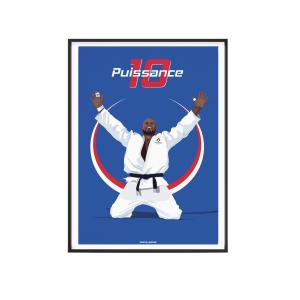 Affiche Judo - Teddy Puissance 10 - 30 x 40 cm