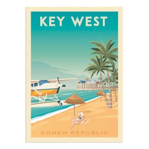 Affiche Key West  30x40 cm