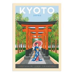 Affiche Kyoto  30x40 cm