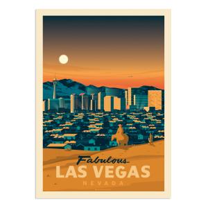 Affiche Las Vegas  30x40 cm
