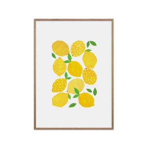 Affiche Lemon Crowd " Cadre en chêne - 30x40 cm"