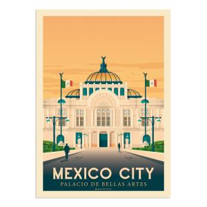 Affiche Mexico  21x29,7 cm