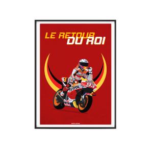 Affiche Moto GP - Marc Marquez 30 x 40 cm