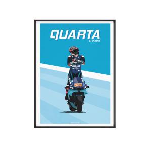Affiche MotoGP - Quarta El Diablo - 30 x 40 cm