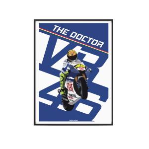 Affiche MotoGP - Valentino The Doctor - 30 x 40 cm