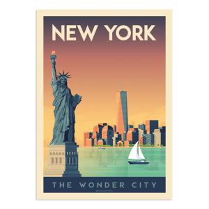 Affiche New York  21x29,7 cm