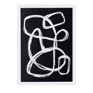 Affiche, papier-peint en papier-carton noir