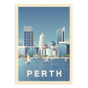 Affiche Perth  21x29,7 cm