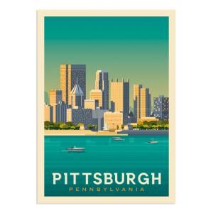 Affiche Pittsburgh  21x29,7 cm