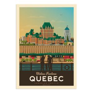 Affiche Québec  21x29,7 cm