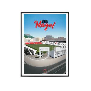 Affiche Rugby RC Toulon - Stade Mayol 40 x 60 cm