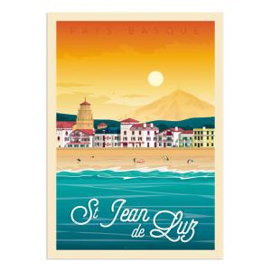 Affiche Saint-Jean-de-Luz  50x70 cm