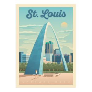 Affiche Saint-Louis  21x29,7 cm