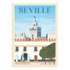 Affiche Seville  50x70 cm