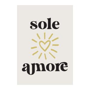 Affiche Sole Amore" 50x70cm"