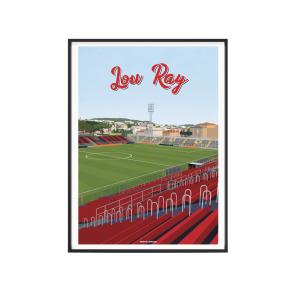 Affiche Stade Foot - Stade du Ray Nice - 30 x 40 cm