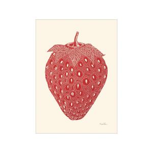 Affiche Strawberry" sans cadre - 30 x 40 cm"