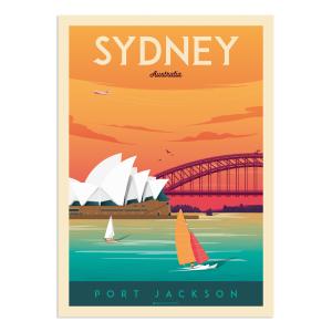 Affiche Sydney  30x40 cm
