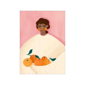 Affiche The Woman With the Oranges" sans cadre  - 30 x 40 c…