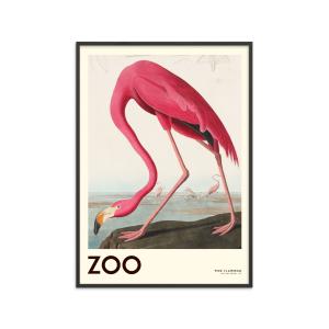 Affiche The Zoo Collection — Pink Flamingo — Edt 001" - 30x…