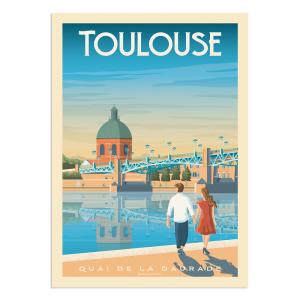 Affiche Toulouse  21x29,7 cm