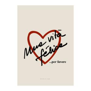 Affiche Vita Felice" 50x70cm"