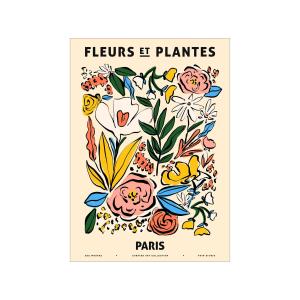 Affiche Zoe - Fleurs et Plantes - Paris" sans cadre  - 50 x…