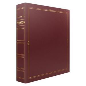 Album Photo Pochette bordeaux 200 photos 10x15 cm