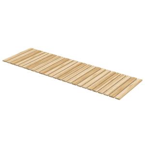 Allée chemin de jardin enroulable 120x38cm pin massif marro…