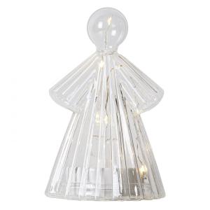 Ange lumineux 14cm LED Transparent