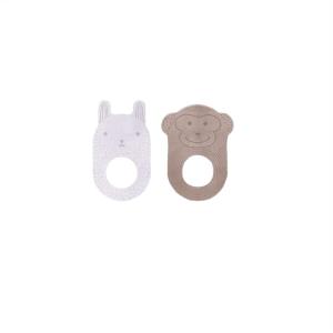 Anneau de dentition multicolore en silicone H10x6x1cm/H10x7…