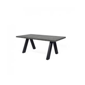 APILA - Table à manger 200cm en béton gris